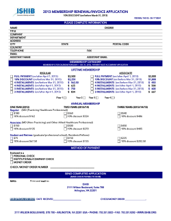 PLEASE COMPLETE INFORMATION