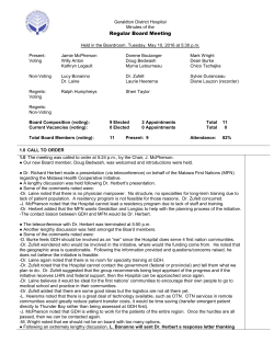 northwest health network - Geraldton District Hospital
