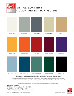 metal lockers color selection guide
