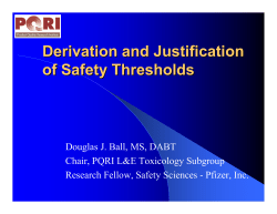 Safety Qualification of Leachables/Extractables