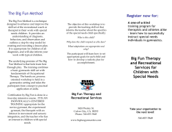 Brochures - Big Fun Gymnastics