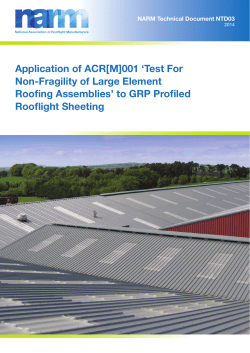 Application of ACR[M]001 `Test For Non