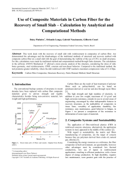 Use of Composite Materials in Carbon Fiber for the Recovery of