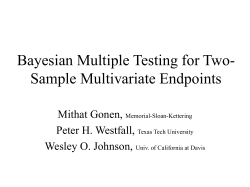 Bayesian Multiple Testing for Two