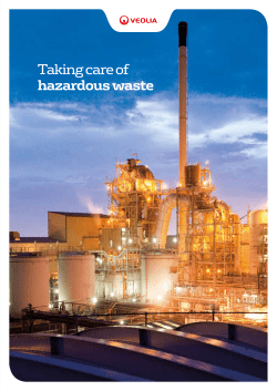 Taking care of hazardous waste