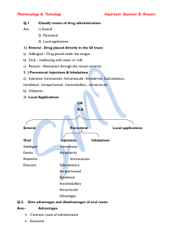 Drug Acting On Respiratory System