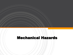 Mechanical Hazards