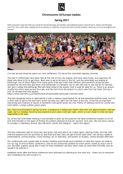 Newsletter Spring 2017