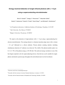 Energy-resolved detection of single infrared photons with &lambda;