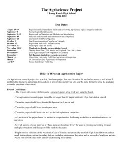 How to Write a Science Fair Paper