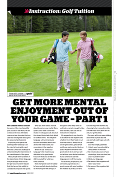 Get more mental enjoyment out of your Game &ndash; Part 1