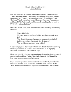 About Bullying Lesson Plan - Student, Family and Community