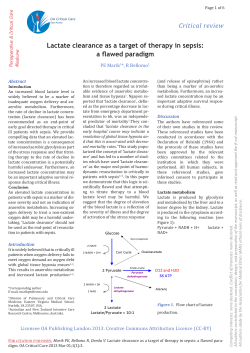 a flawed paradigm - OA Publishing London
