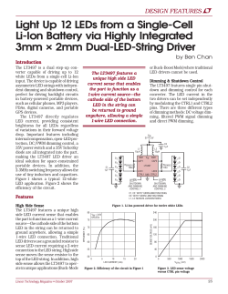 Light Up 12 LEDs from a Single-Cell Li