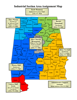 Industrial Section Area Assignment Map