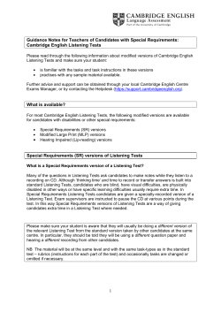 Listening - Cambridge English