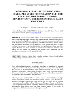 Combining a level set method and a stabilized mixed formulation P1