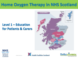 Home Oxygen Therapy in NHS Scotland