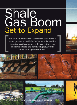 Shale Gas Boom Set to Expand