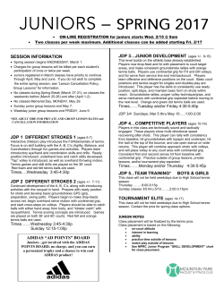 the current session flyer!