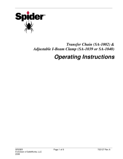 702127 Transfer Chain I Beam Clamp OI