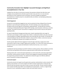 Community Innovation Zone Highlight: Successful Strategies and