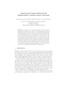 Agent-based Content Retrieval for Opportunistic Content