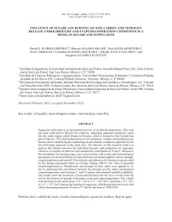 influence of sugarcane burning on soil carbon and nitrogen release