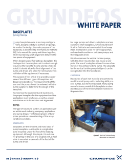 Baseplates - Grundfos Express Suite