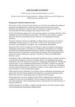 Carbon Credits (Carbon Farming Initiative)
