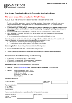 SECTION C - Cambridge International Examinations
