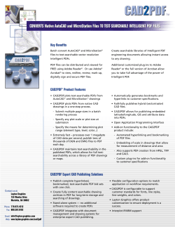 CONVERTS Native AutoCAD and MicroStation Files TO TEXT