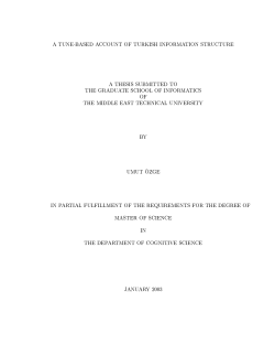 a tune-based account of turkish information structure a