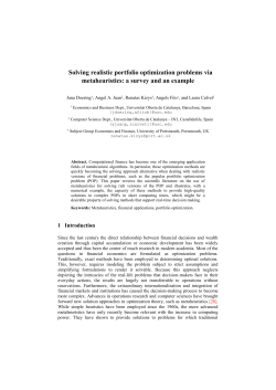 Solving realistic portfolio optimization problems via metaheuristics: a