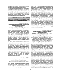 Above and Belowground Interaction, Root- Shoot Interaction