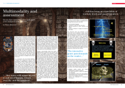 Multimodality and assessment