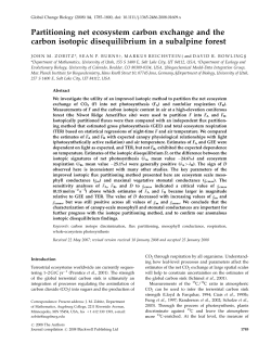Partitioning net ecosystem carbon exchange and the carbon isotopic