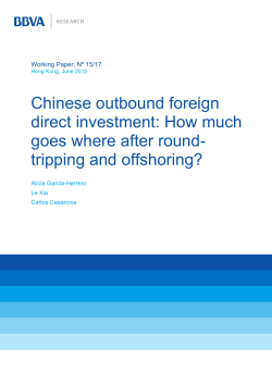 Chinese outbound foreign direct investment: How much goes where