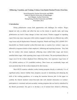 Offshoring, Transition, and Training