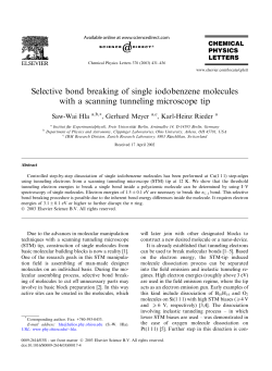 Selective bond breaking of single iodobenzene molecules with a