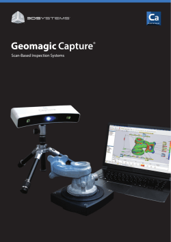 Geomagic Capture Brochure for Inspection