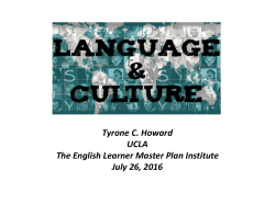 DrTyronHowardsLAUSDMPI 2016 - Los Angeles Unified School