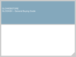 General Overview SAP Best Practices for Consumer