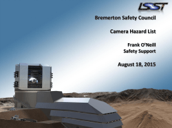 Bremerton Safety Council Camera Hazard List