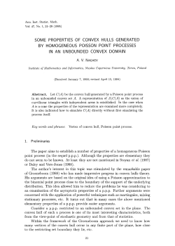 Some properties of convex hulls generated by homogeneous