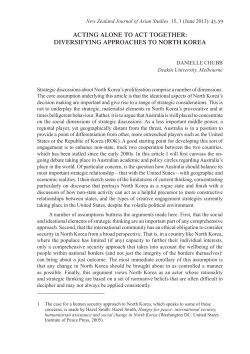 acting alone to act together: diversifying approaches to