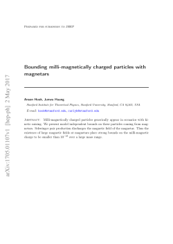 Bounding milli-magnetically charged particles with magnetars