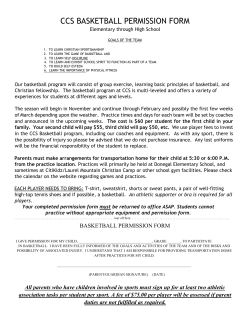 ccs basketball permission form