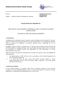 Handbook on National Spectrum Management
