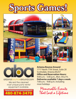 Sports Games - Arizona Bounce Around